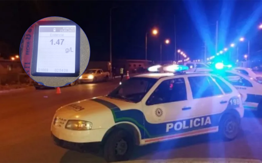 Manejaba borracha, se resistió al test de alcoholemia y junto a su ocupante intentó agredir a una agente