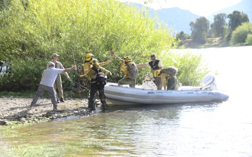 Más de cien personas combaten los incendios en el Parque Nacional Los Alerces