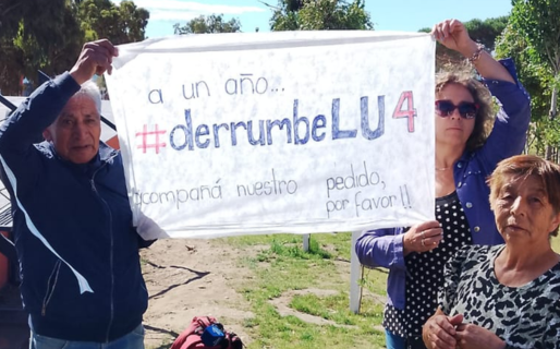 Vecinos de LU4 denuncian que todo el complejo habitacional “tiene daños severos por el desplazamiento del cerro”