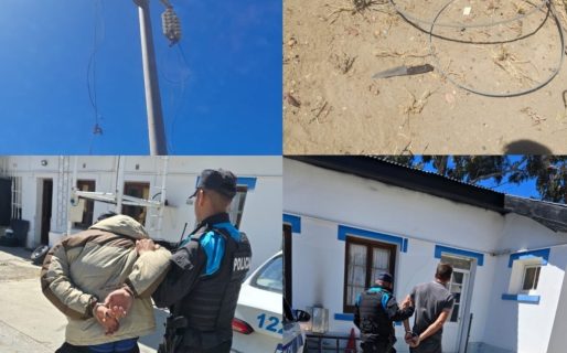 Intentaban robar cables de alta tensión y fueron detenidos en el Camino Roque González