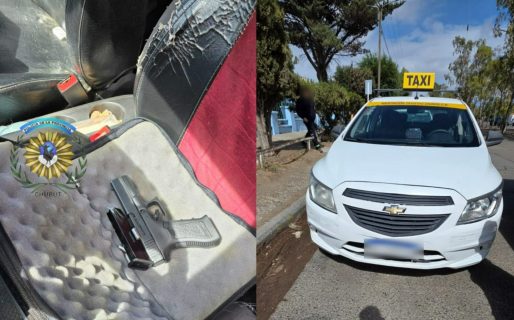 Un taxista amenazó a un pasajero con un arma y terminó detenido frente a una comisaría
