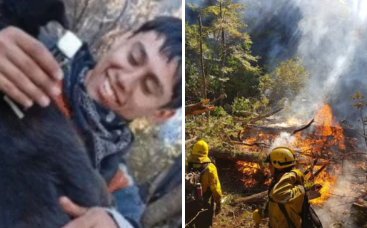 Combatió incendios en la Cordillera y quedó varado: la solidaridad de los vecinos le dio el pasaje de regreso