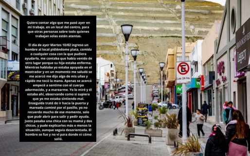 Una trabajadora denunció que se descompensó luego de que un hombre la tocara