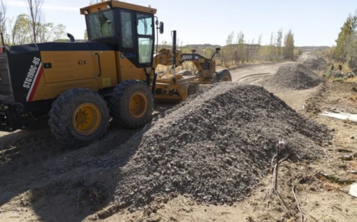 El municipio empezó a abrir calles en la zona de Km. 18