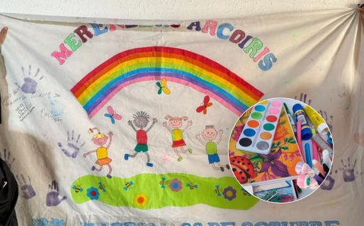 El Merendero Arco Iris inició una campaña para juntar útiles y acompañar el inicio de clases