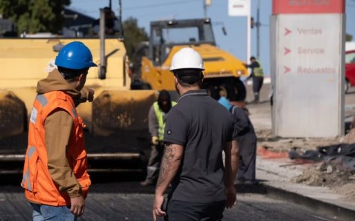 La renovación del pluvial sobre Ruta 3 está en su etapa final