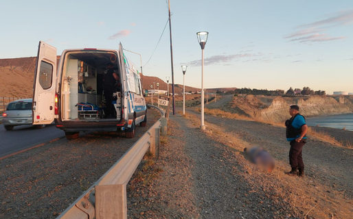 Un hombre resultó herido tras accidentarse con su moto en Ruta 3