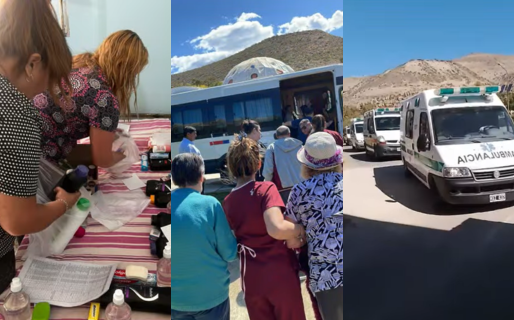 Evacuados de Sismográfica: las rondas sanitarias volvieron a a funcionar con modalidad completa