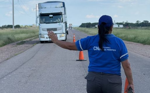 Durante febrero, desde la CNRT se controlaron más de mil vehículos y se emitieron 44 actas