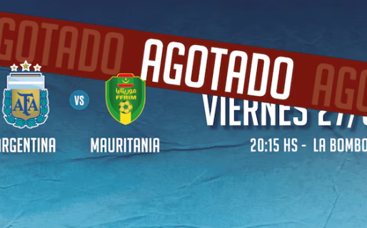 Se agotaron las entradas para el amistoso entre Argentina y Mauritania en La Bombonera