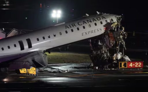 Nueva York: un avión de Air Canada Express chocó contra un camión de bomberos en el aeropuerto LaGuardia