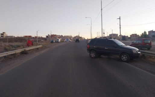 Conductor en estado de ebriedad protagonizó un choque en km. 5
