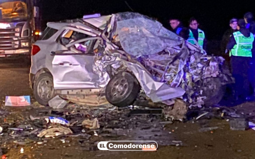 Cortaron la Ruta 3 por el trágico accidente donde fallecieron tres personas