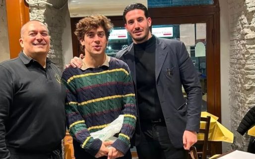 Franco Colapinto llegó de casualidad a un restaurante de Milán y sorprendió con los platos que pidió