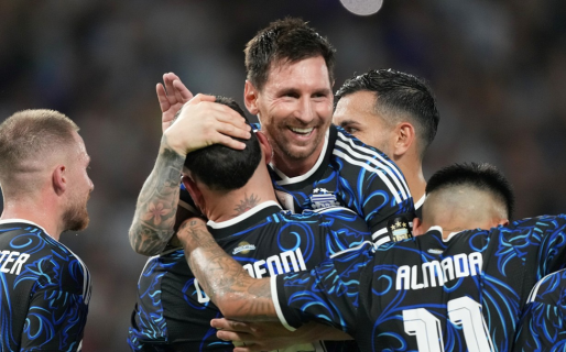 Argentina goleó tranquila en La Bombonera