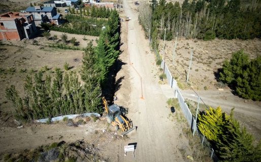 Con un 70% de avance continúa la obra de gas en el barrio Malvinas Argentinas
