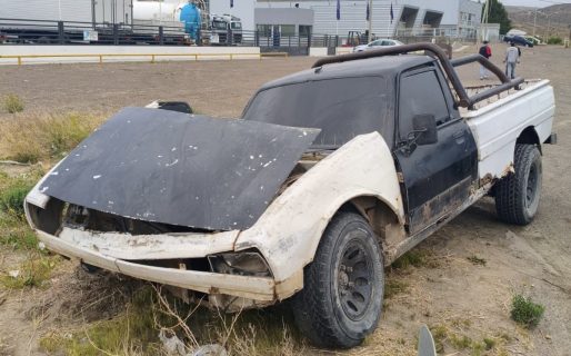 Borracho al volante y sin documentación del vehículo chocó en Ruta 3 y 26