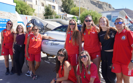 Homenajearon a Natalia Picasso, la primera guardavidas de Comodoro