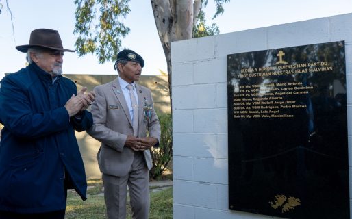 Othar participó de los actos conmemorativos por Malvinas