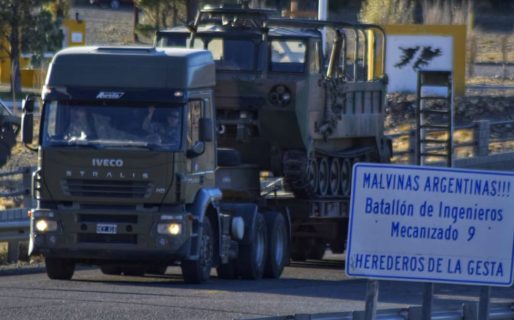 La IX Brigada Mecanizada se movilizó en la región para participar del Ejercicio Kekén