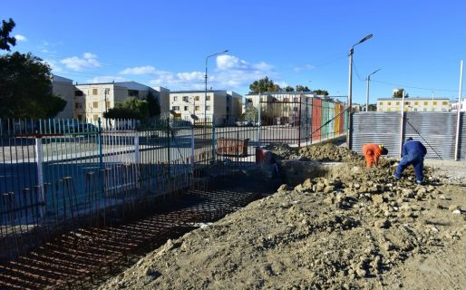 Se avanza en la construcción del Gimnasio del B° 30 de Octubre