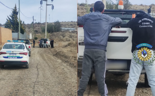 Intentaron robar cable de alta tensión y terminaron detenidos tras una breve persecución