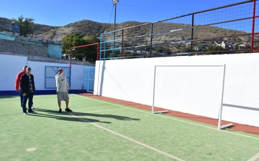 Realizaron refacciones en el Playón “Los Grillitos” del barrio Pietrobelli
