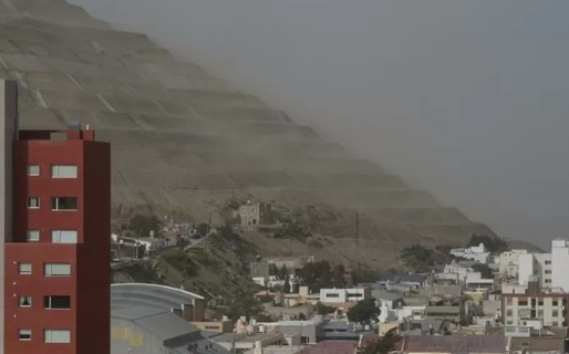 Comodoro bajo alerta amarilla por fuertes vientos