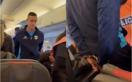 Insólito momento con un jugador de Gimnasia de Jujuy: gritó “bomba” en un avión y fue detenido