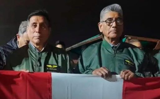 Oficiales peruanos que fueron parte de una misión de apoyo en Malvinas participaron de un acto en homenaje