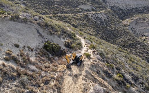 El Municipio avanza con tareas paliativas en la zona del Cerro Hermitte