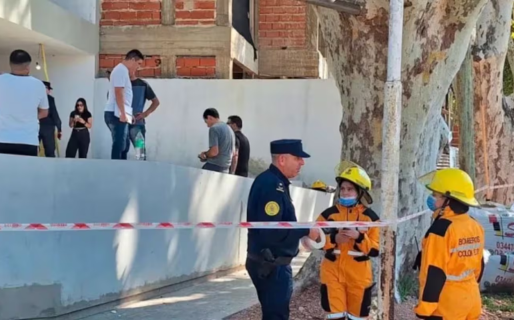 Encontraron el cuerpo de un hombre dentro de una pared en una obra en construcción