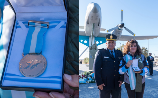 Recuperaron una medalla de un excombatiente de Malvinas robada en Comodoro