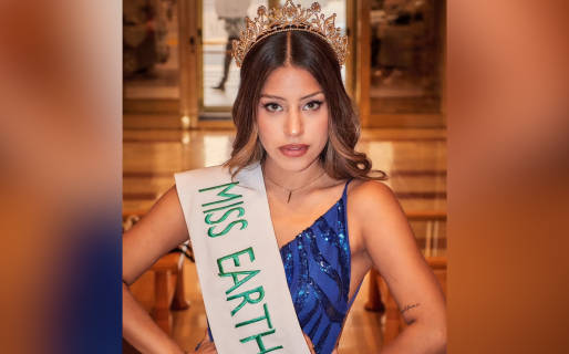 La comodorense Maia Padilla se coronó como segunda finalista en Miss Earth Argentina