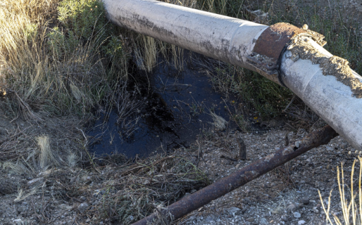 La Operadora Petrolera Patagonia dejó un yacimiento abandonado con derrames tóxicos cerca de viviendas