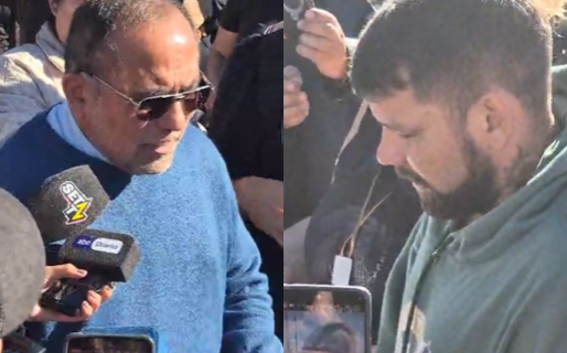 Elevan una oración por el eterno descanso de Ángel frente a la Ciudad Judicial: «dale la paz que el mundo no supo garantizarle»