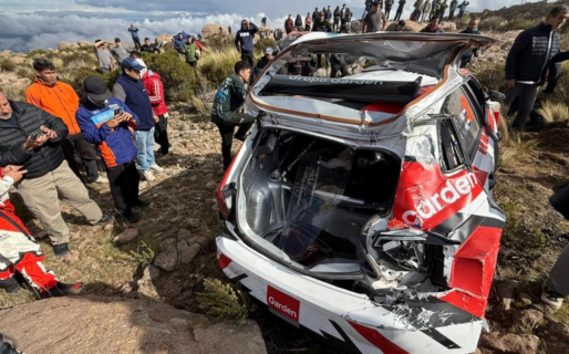 Murió un espectador en el accidente de Giulio Cesare y se suspendió el rally
