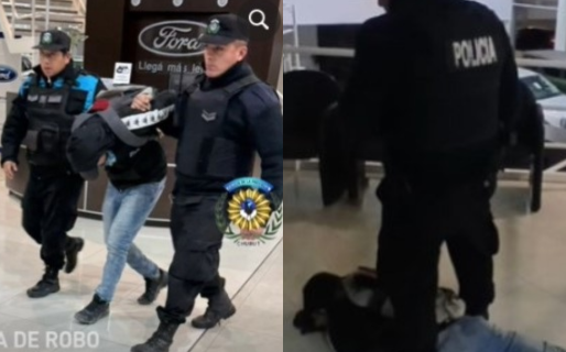 Detuvieron a una dupla que intentó robar en una concesionaria: tenían un handy policial
