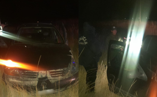 Un conductor fue trasladado al hospital tras volcar en Ruta 26