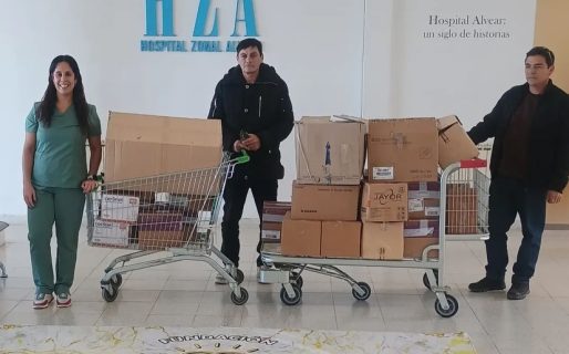 La Fundación Luz de Esperanza entregó donaciones  al Hospital Alvear
