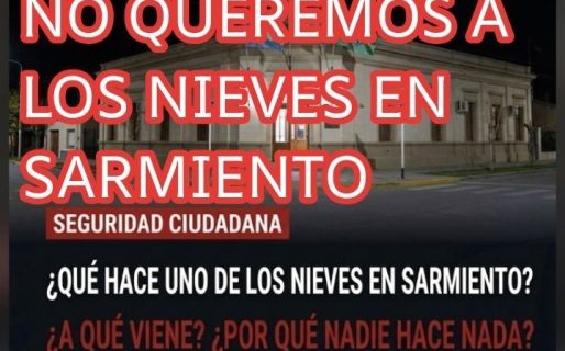 Sarmiento: Vecinos rechazan la presencia de un integrante de la familia Nieves y exigen respuestas a la Justicia y la Policía