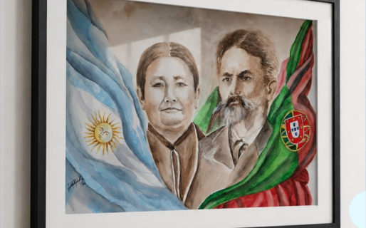 Raíces, arte y memoria: Se inauguró la muestra “Dos tierras, una mirada” en el Centro Cultural
