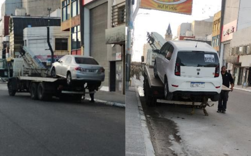 Movieron autos estacionados en la San Martín momentos antes del desfile