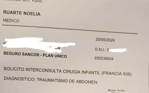 Una mamá denunció por redes que su hijo fue golpeado por dos compañeros: “Tiene traumatismo abdominal”