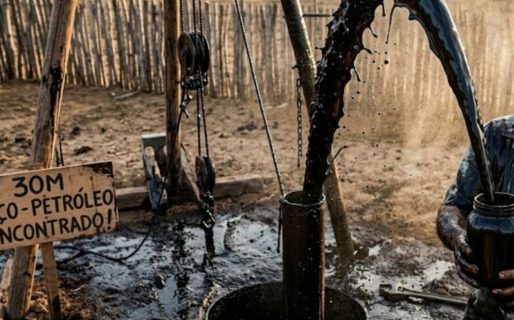 Confirmaron que desde el pozo que excavó un agricultor en su campo sale petróleo