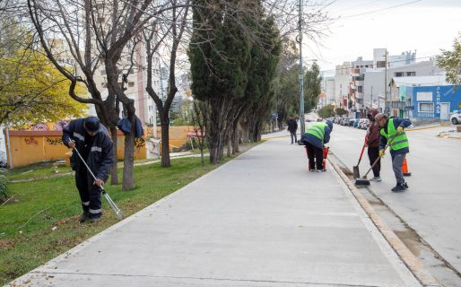 La Municipalidad avanza con tareas de mantenimiento integral en la ciudad