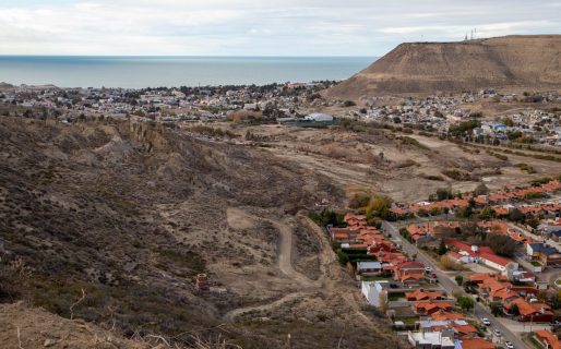Expertos en estabilización supervisaron el frente de obra del cerro Hermitte previo al inicio de los trabajos en el sector