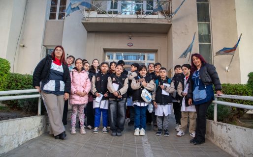 El intendente recibió a estudiantes de la Escuela N°198