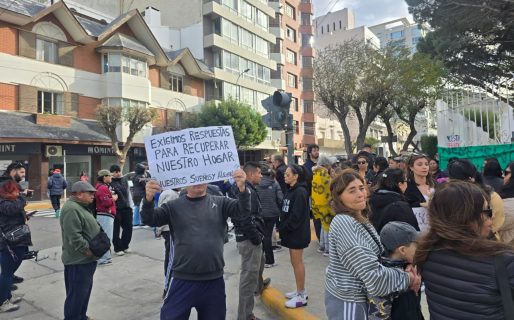A cuatro meses del deslizamiento del Cerro Hermitte, el Club Ameghino reclama volver a sus instalaciones