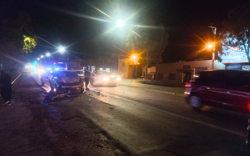 Un choque sobre Av. Yrigoyen dejó solo daños materiales